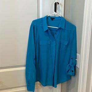Ann Taylor Silk button up blouse Size 10